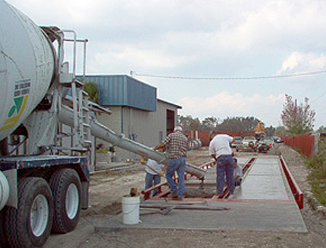 Concrete Table Truck Scale